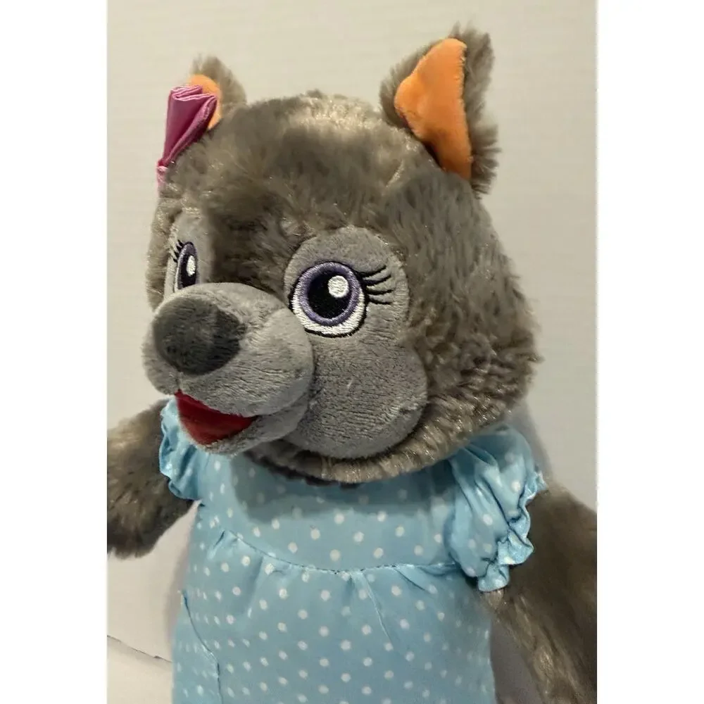 Violet The Gray Wolf, Build A Bear Great Wolf Lodge Plush 16
